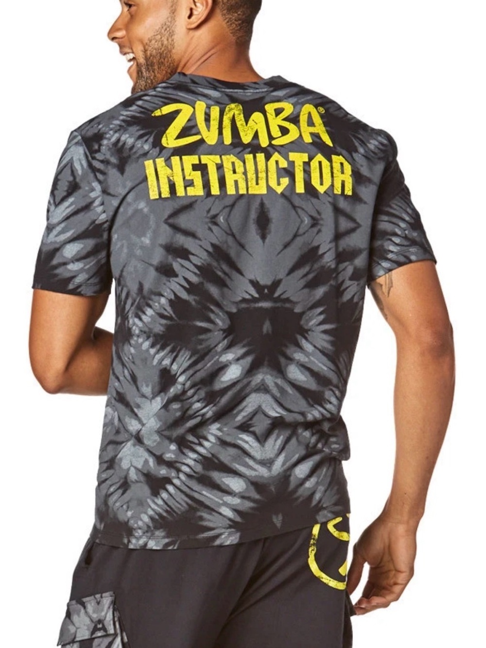 Zumba Dancing Warrior Instructor V Neck Tee Tie-Dye Size S Men’s - M Women’s